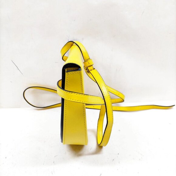 LOEWE Yellow Leather Crossbody Bag mon375-101425 - Picture 4 of 16